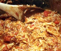 Enchilada kyllingekasserolle