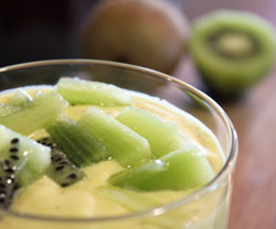 Kiwi-mousse