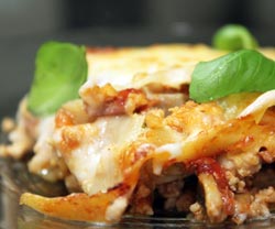 Kylling og svampe lasagne opskrift