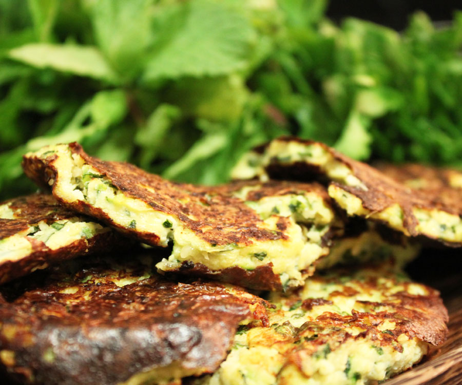 Græske squash frikadeller