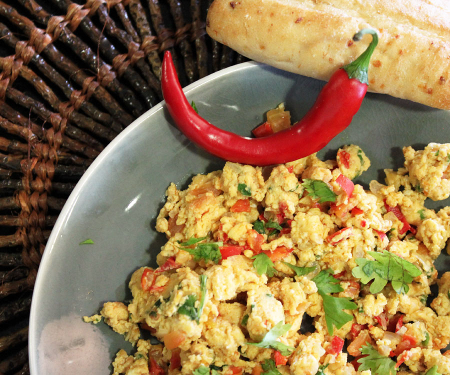 Akoori (Indisk scrambled eggs)