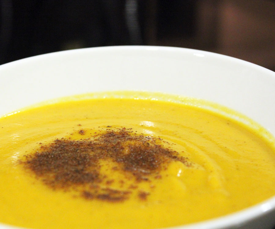 Butternut squash suppe