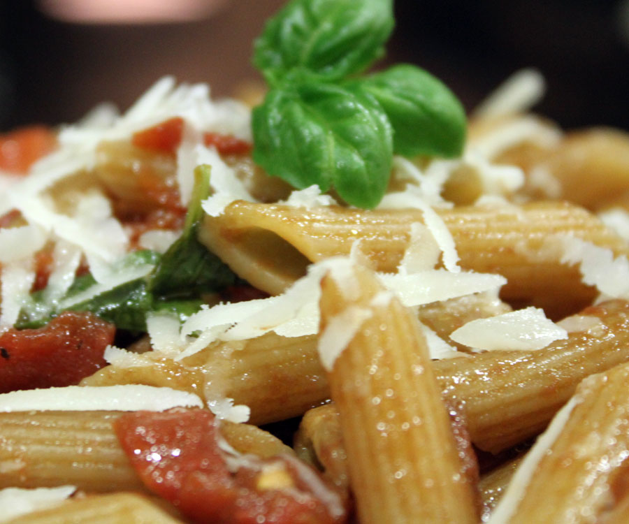 Penne med balsamico