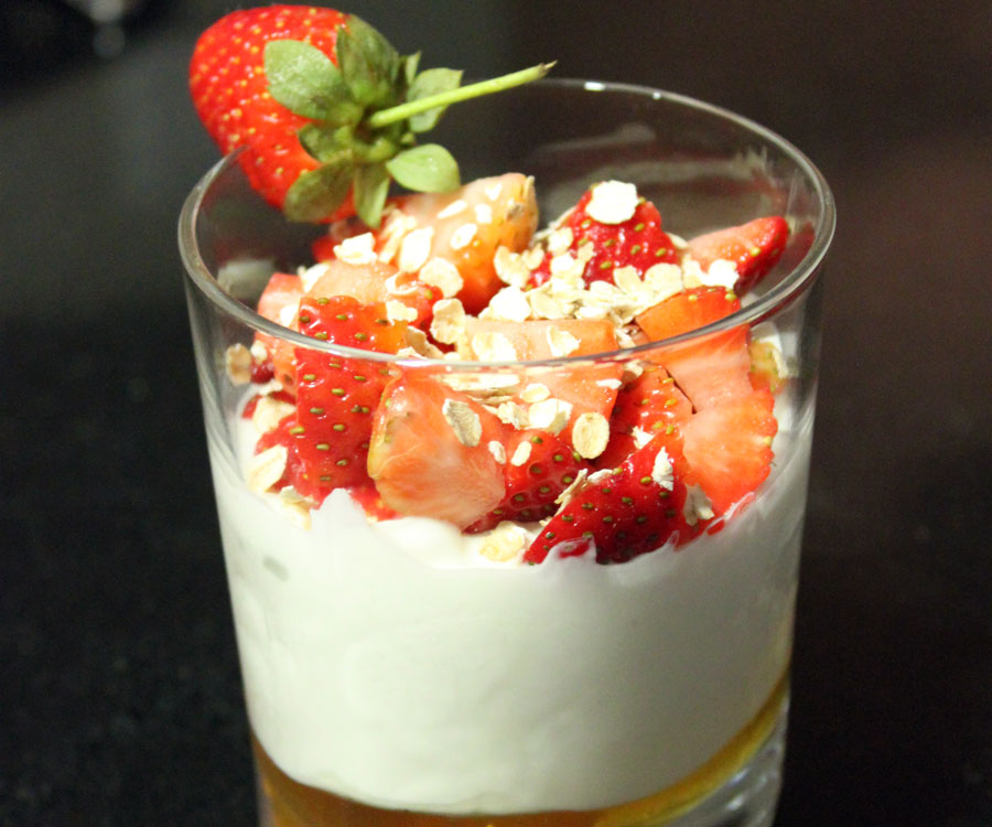 Græsk yoghurt med honning opskrift